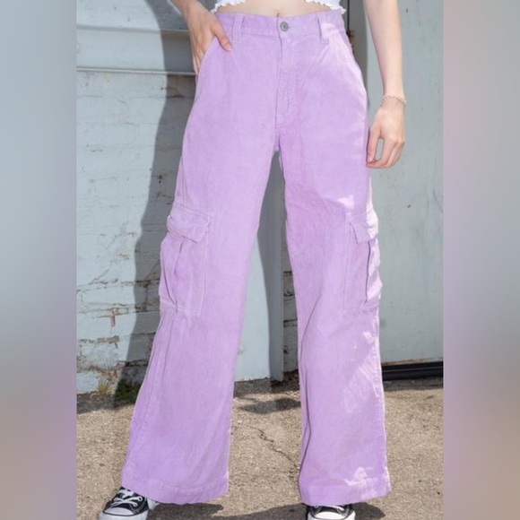 Brandy Melville purple corduroy pants! - Picture 4 of 6